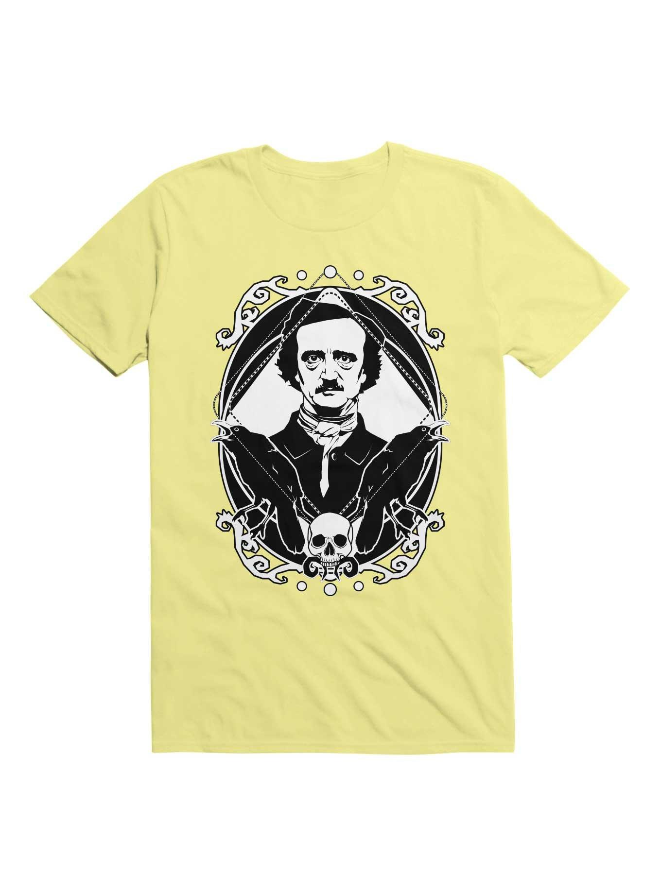 Edgar Allan Poe The King of Macabre T-Shirt, SPRING YELLOW, hi-res