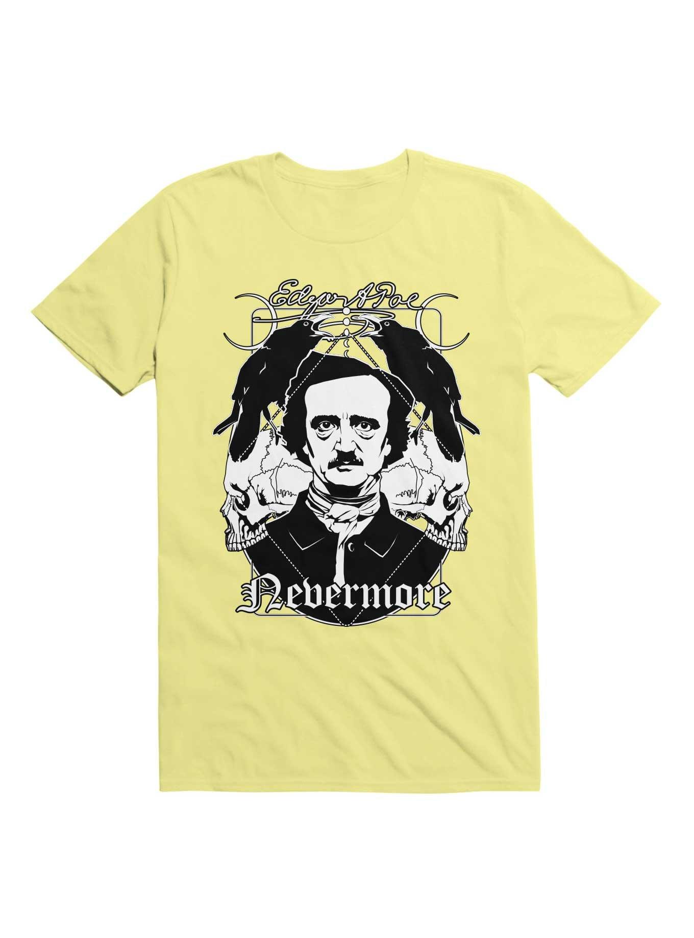 Edgar Allan Poe Nevermore T-Shirt, SPRING YELLOW, hi-res