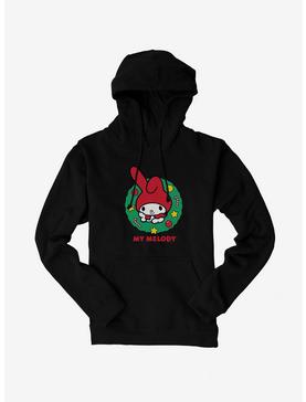 My Melody Happy Holidays Christmas Wreath Hoodie, , hi-res
