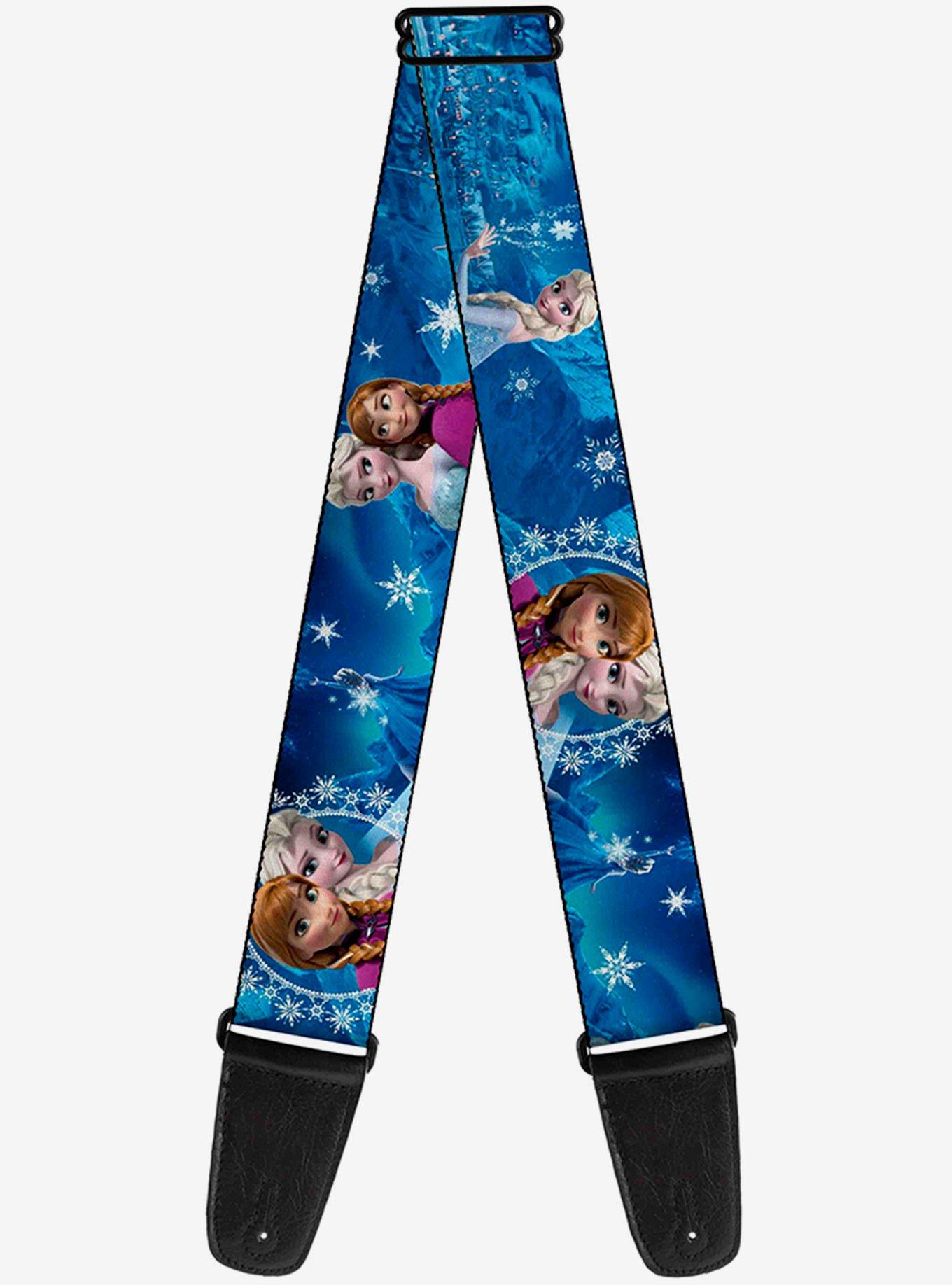 Disney Frozen Anna Elsa Poses Castle Mountains Guitar Strap, , hi-res