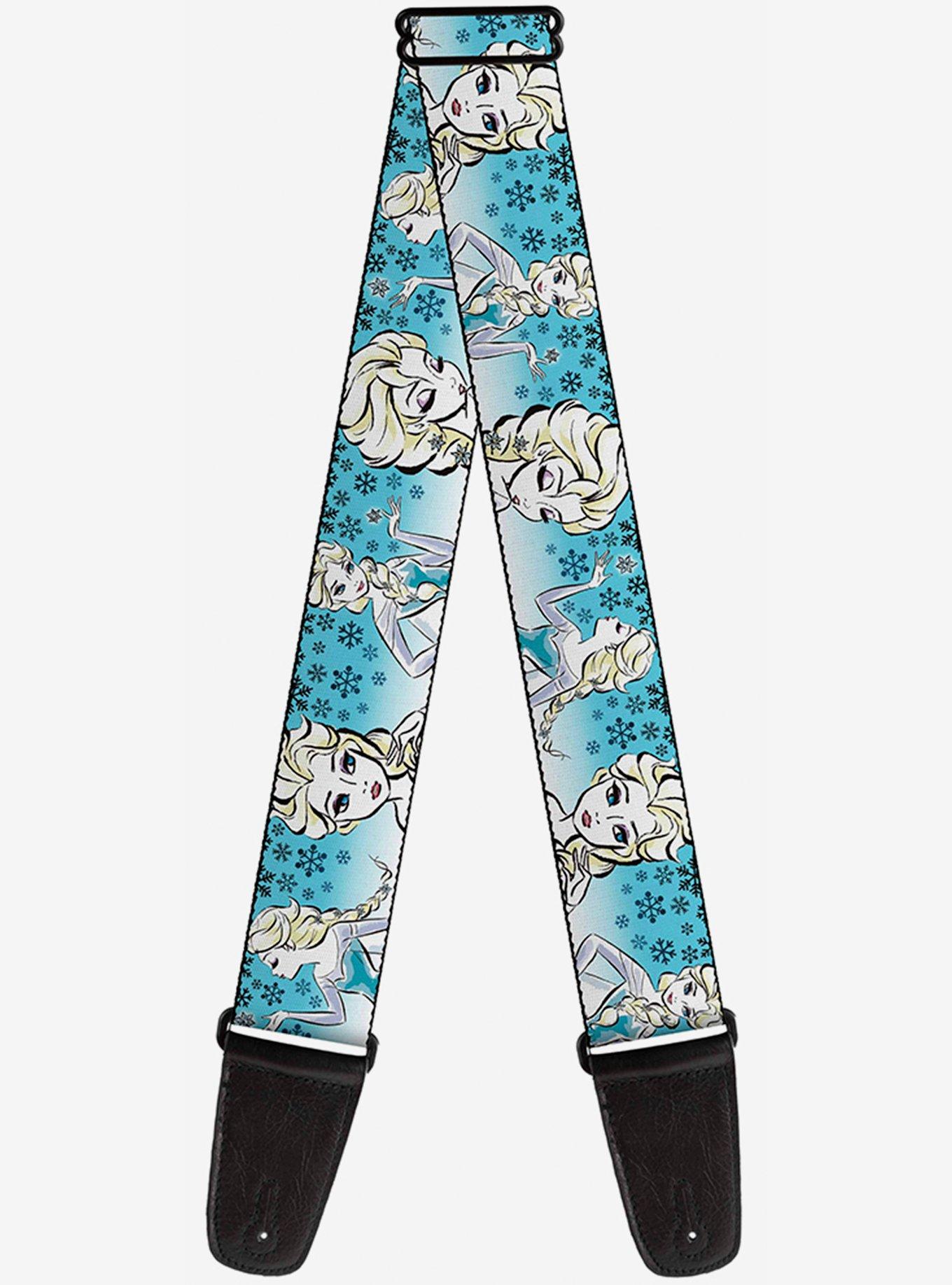 Disney Frozen Anna Snowflakes Art Collection Guitar Strap, , hi-res