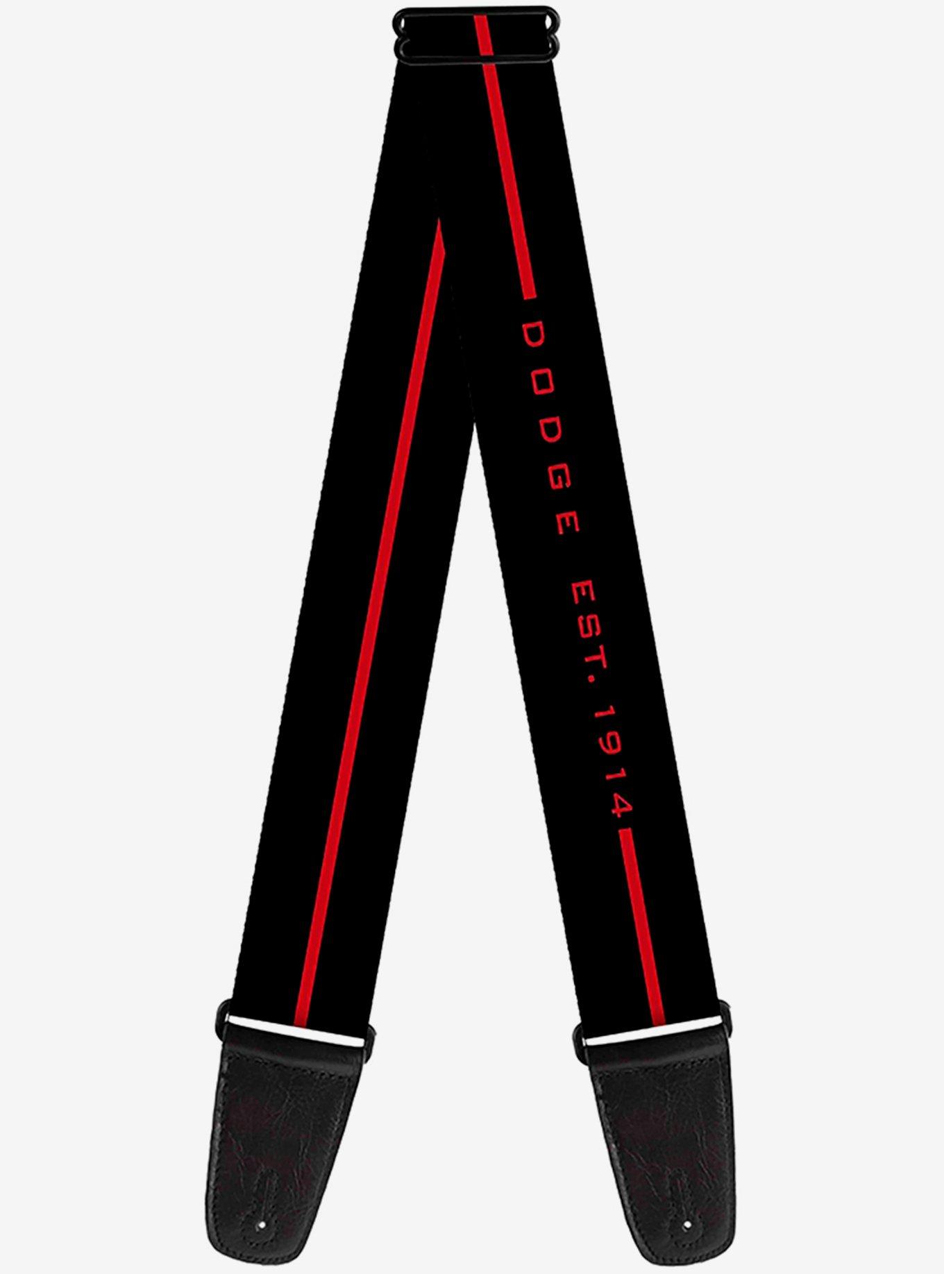 Dodge 100th Anniversary Logo Guitar Strap, , hi-res