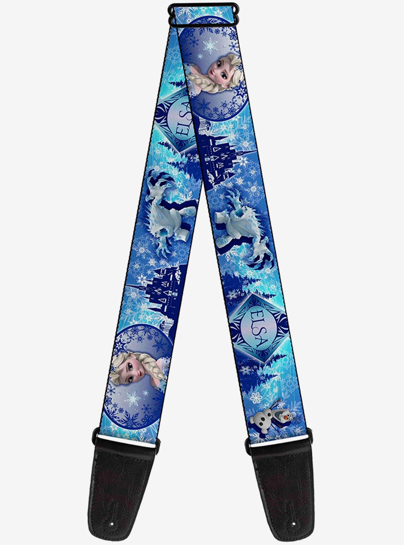 Disney Frozen Elsa Olaf Marshmallow Cold Hearted Guitar Strap, , hi-res