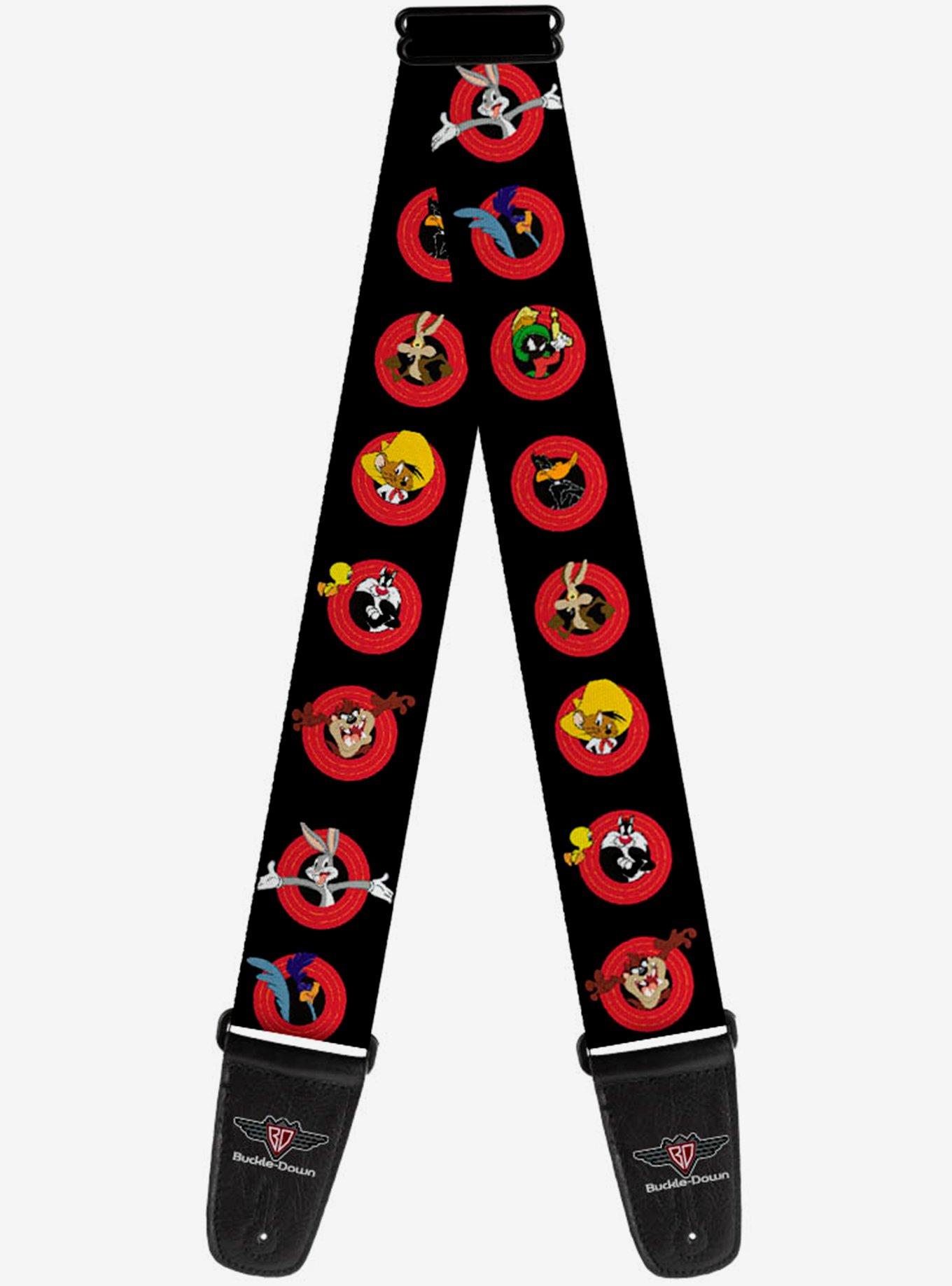 Looney Tunes Characters Bullseye Pose Guitar Strap, , hi-res