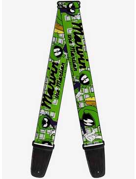Looney Tunes Marvin the Martian Poses Guitar Strap, , hi-res