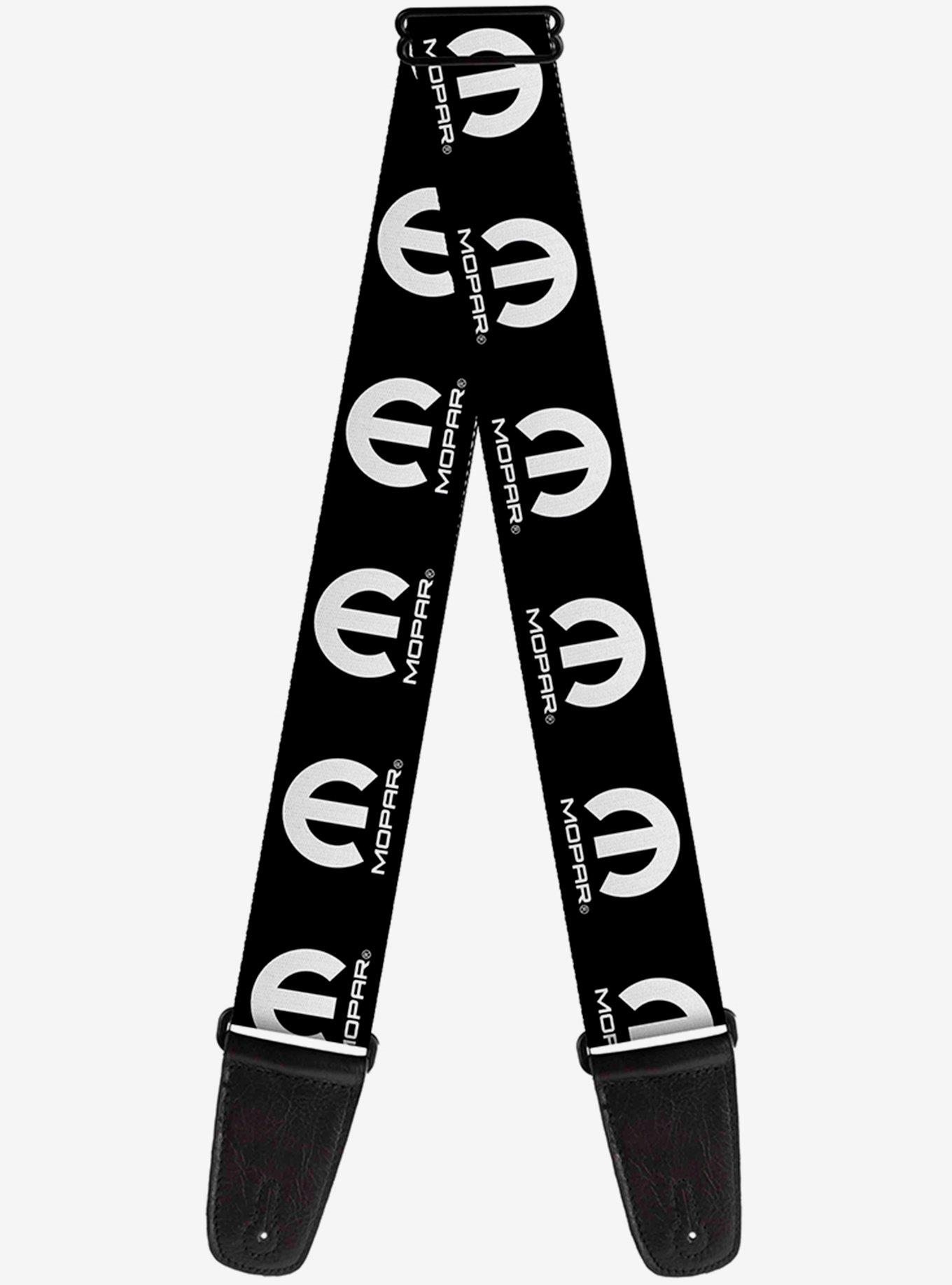 Mopar Logo Repeat Guitar Strap, , hi-res