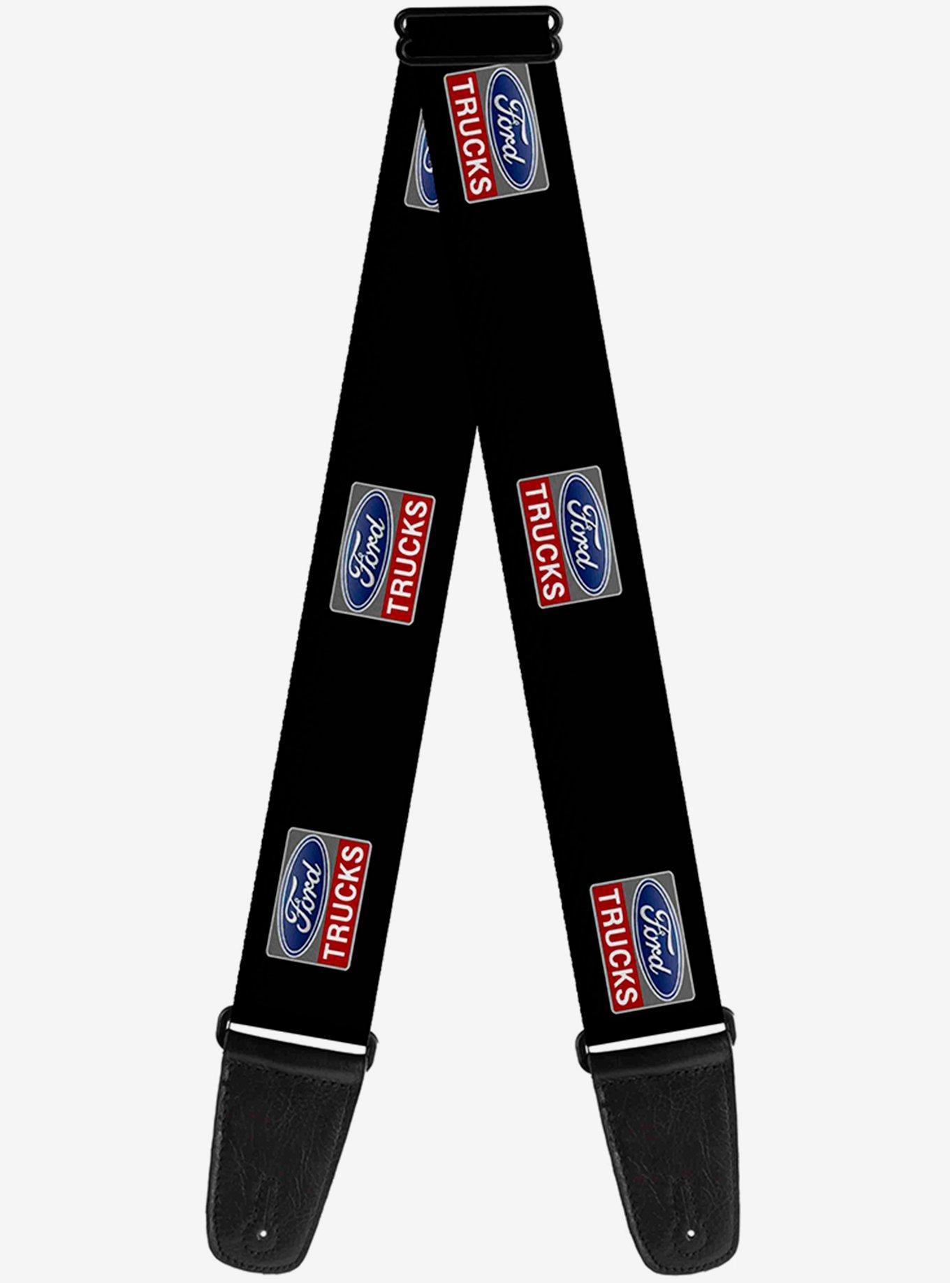 Ford Trucks Logo Repeat Guitar Strap, , hi-res