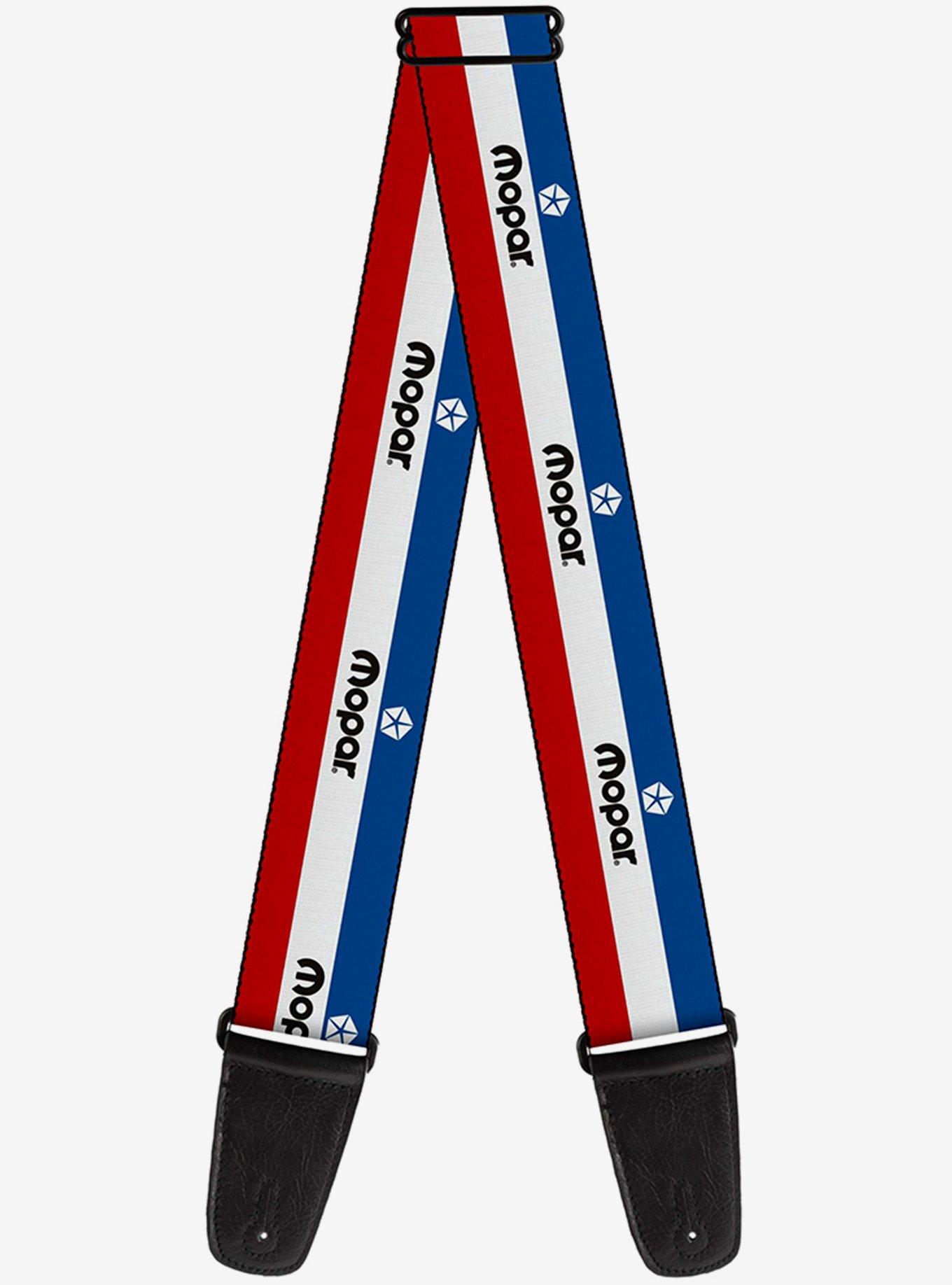 Mopar Logo Stripe Guitar Strap, , hi-res