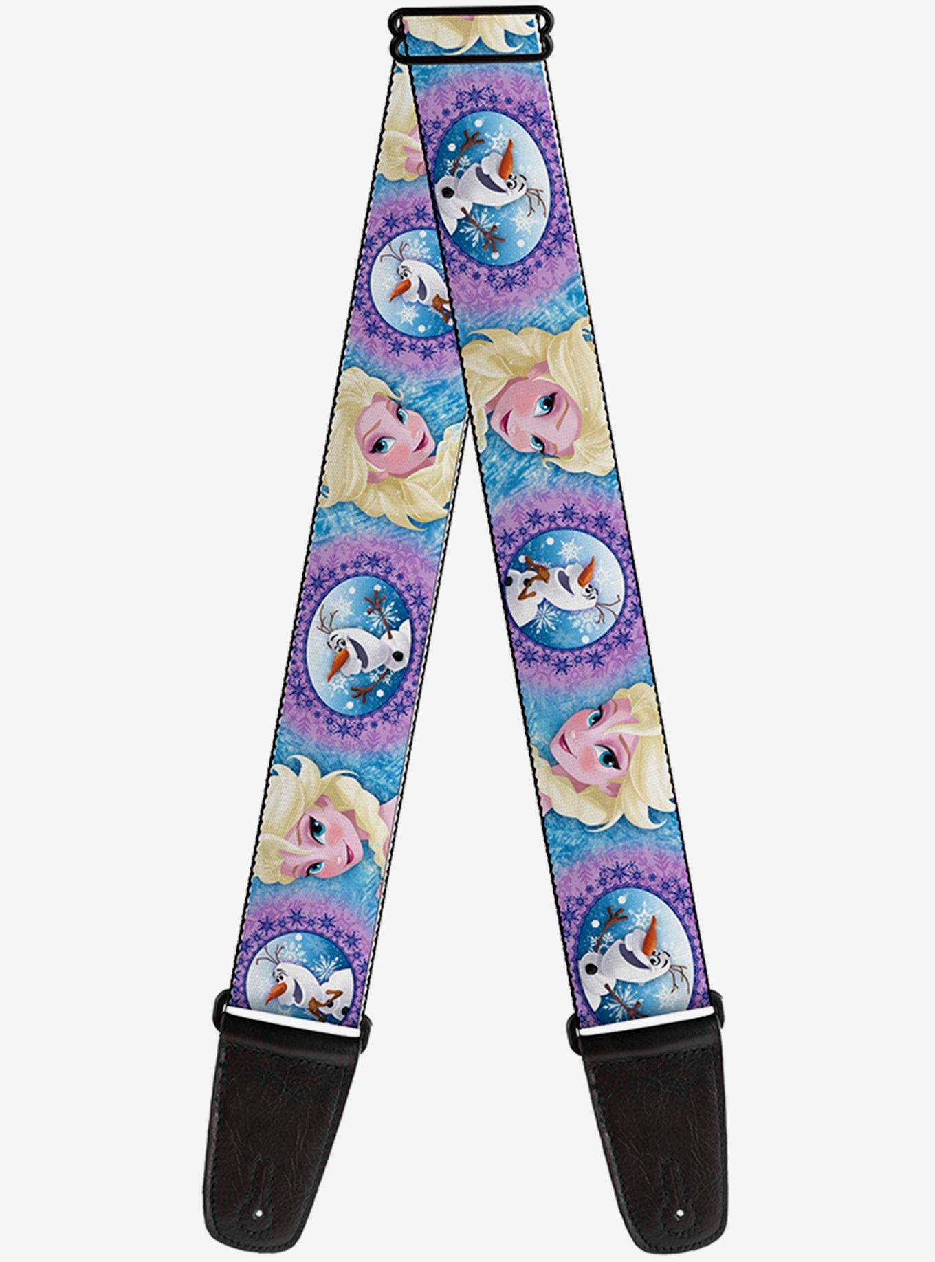 Disney Frozen Elsa Olaf Poses Cameos Guitar Strap, , hi-res