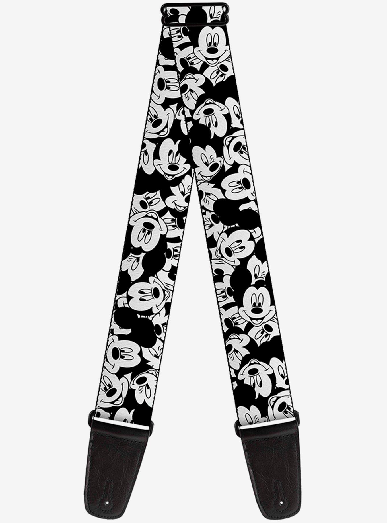 Disney Mickey Mouse Stacked Expressions Guitar Strap, , hi-res