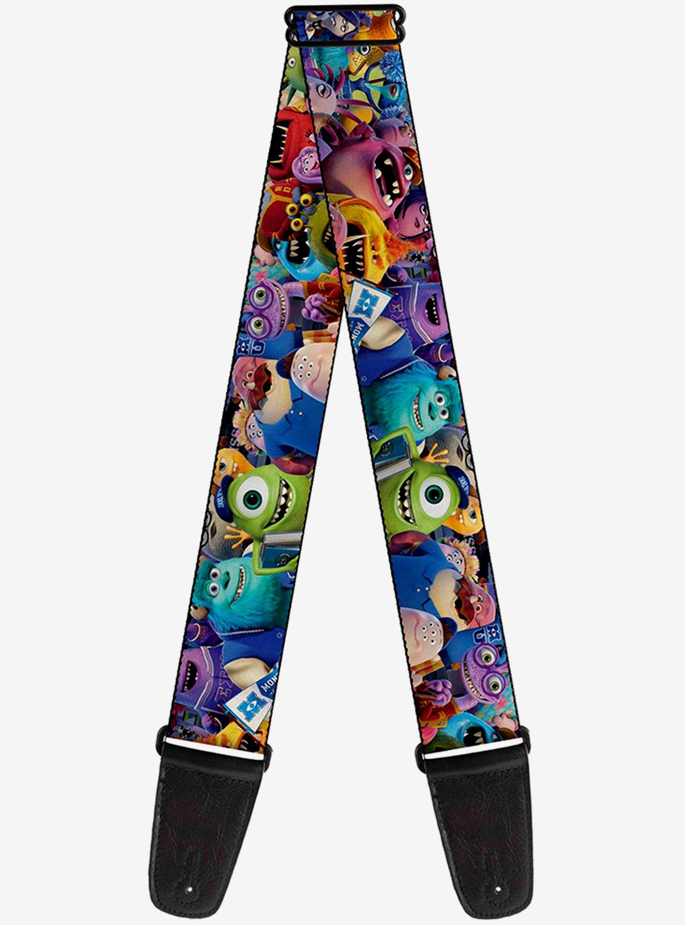 Disney Pixar Monsters University Monsters Stacked Guitar Strap, , hi-res