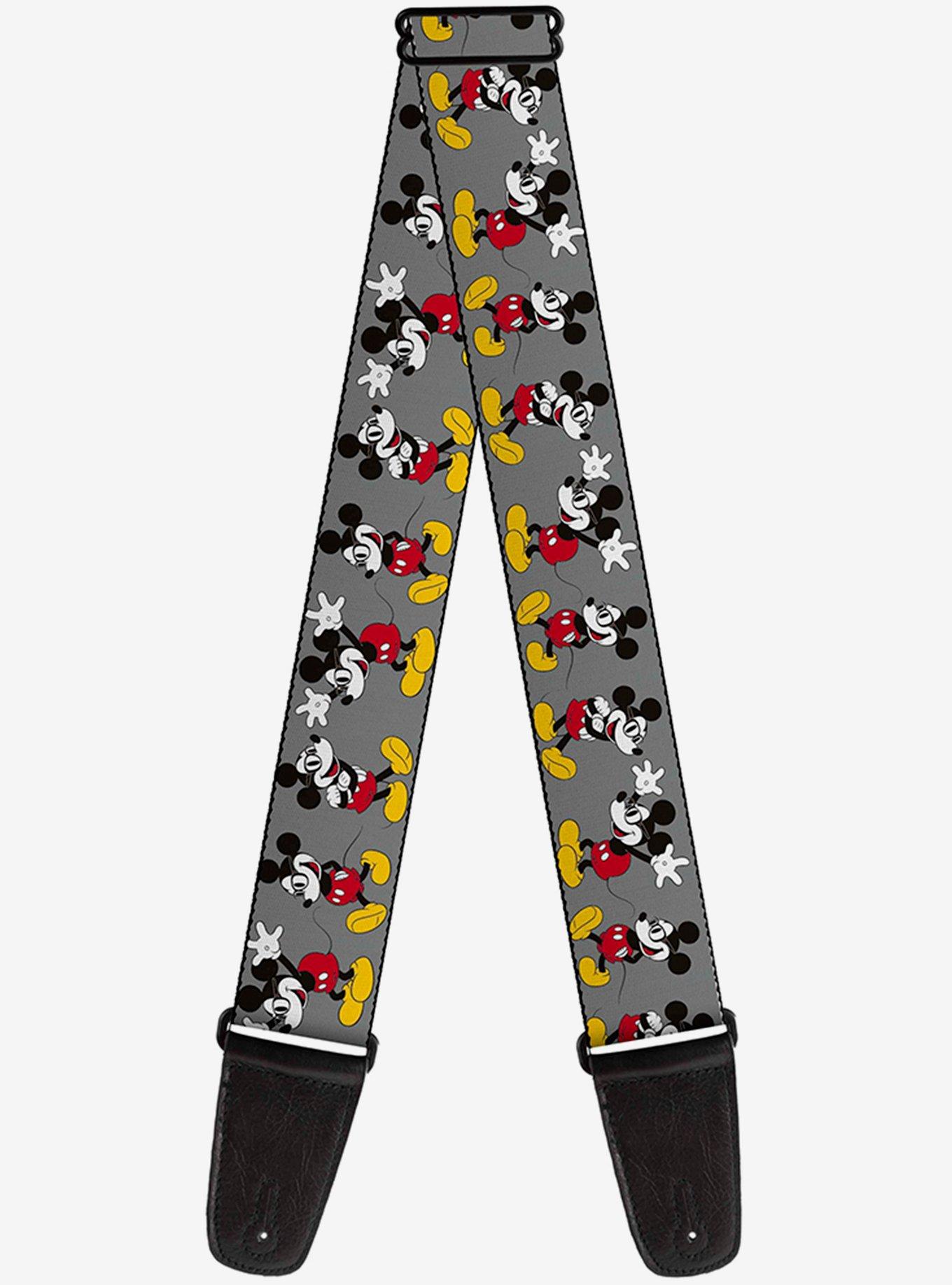 Disney Mickey Mouse Glasses Poses Guitar Strap, , hi-res