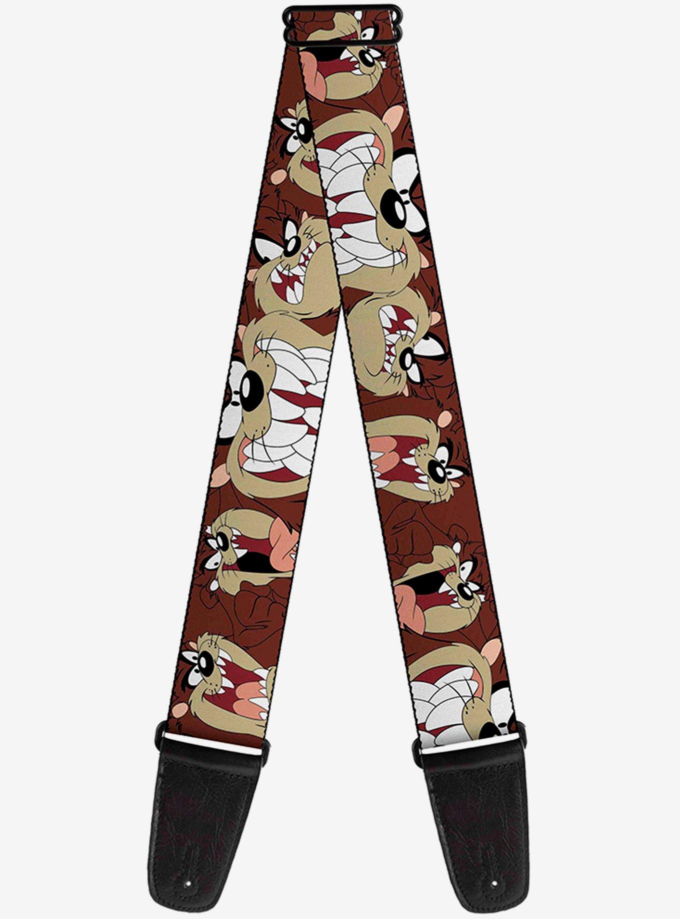 Looney Tunes Tasmanian Devil Expressions Guitar Strap, , hi-res