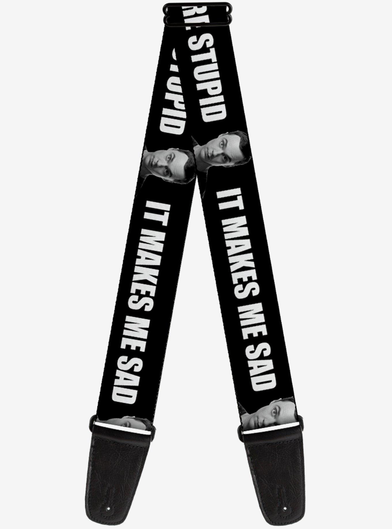 The Big Bang Theory Sheldon I Cry Because Others Are Stupid Guitar Strap, , hi-res