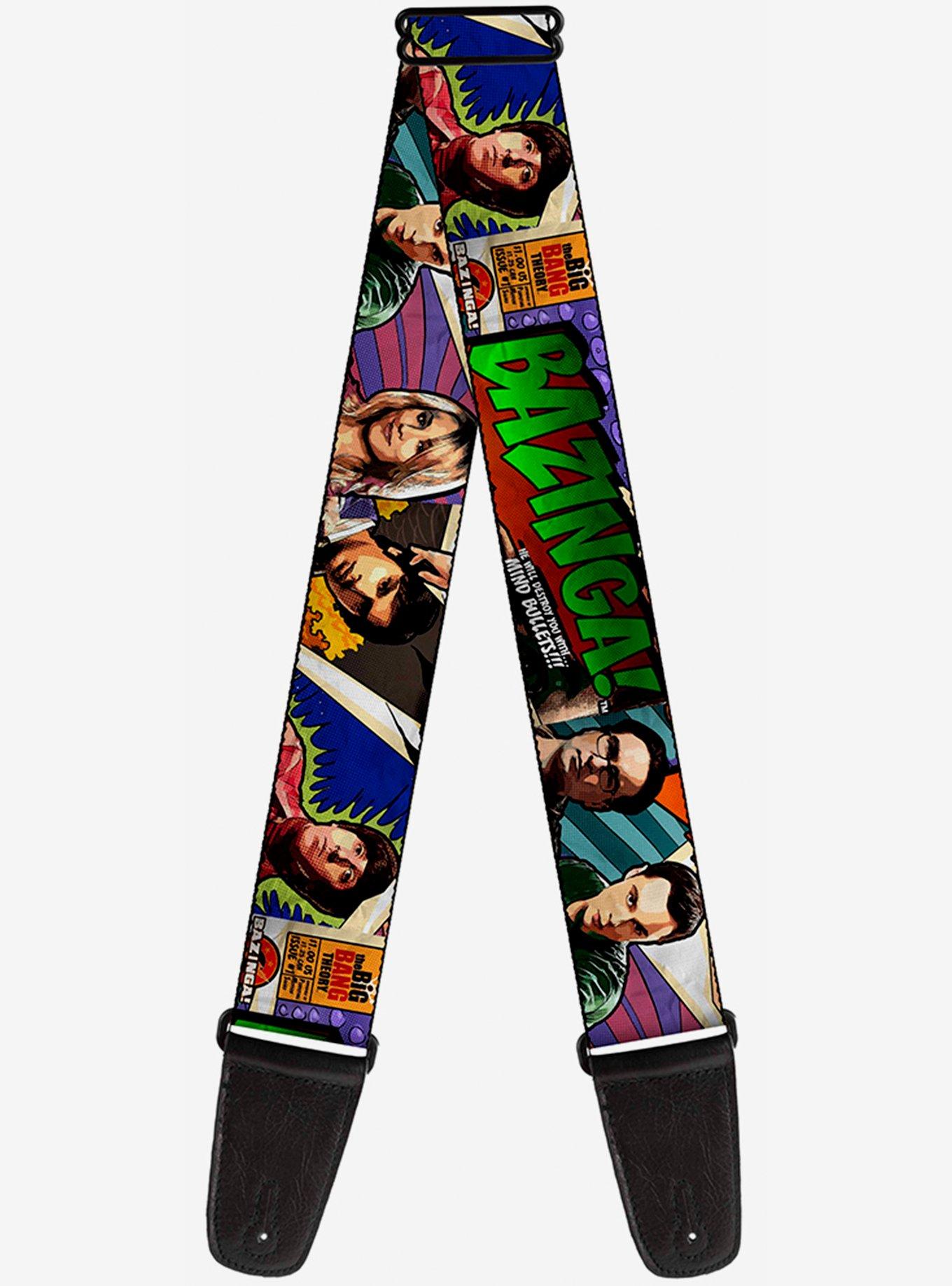 The Big Bang Theory Comic Strip Guitar Strap, , hi-res