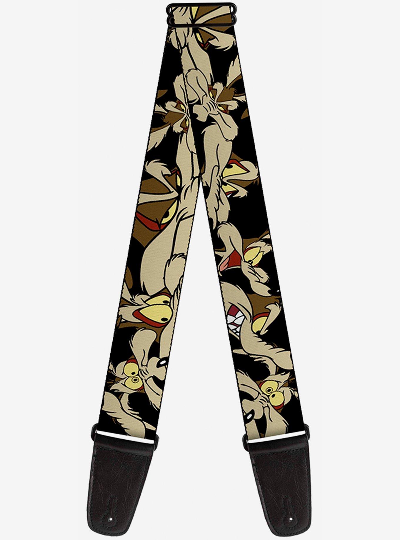 Looney Tunes Wile E Coyote Expressions Guitar Strap, , hi-res