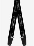 Charger Double Repeat Black Gray Guitar Strap, , hi-res