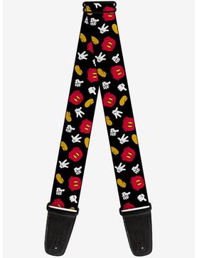 Disney Mickey Mouse Costume Elements Scattered Guitar Strap, , hi-res
