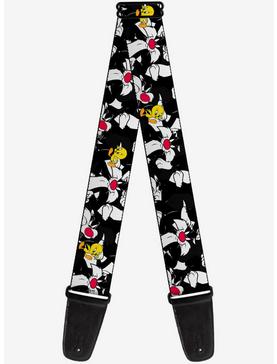 Looney Tunes Sylvester and Tweety Poses Guitar Strap, , hi-res