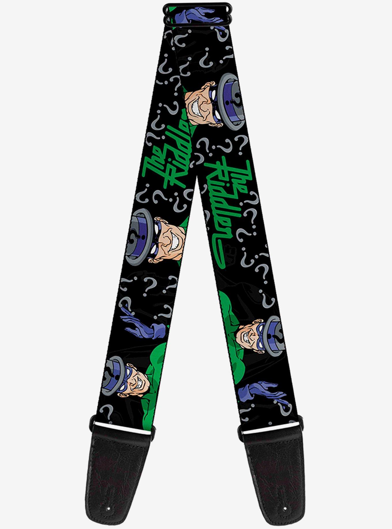 DC Comics Batman The Riddler Silhouette Guitar Strap, , hi-res