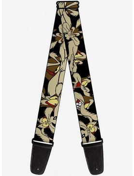 Plus Size Looney Tunes Wile E Coyote Expressions Guitar Strap, , hi-res