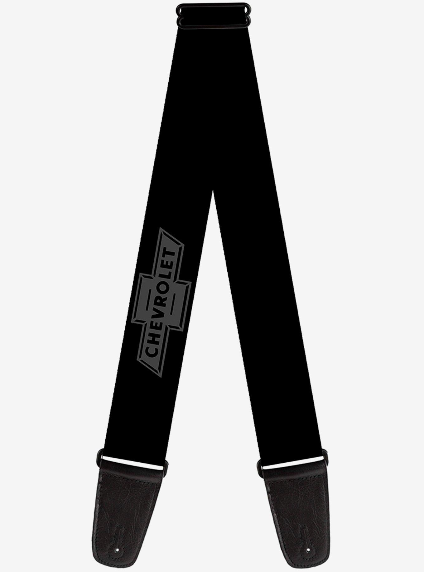 Vintage Chevrolet Bowtie Guitar Strap, , hi-res