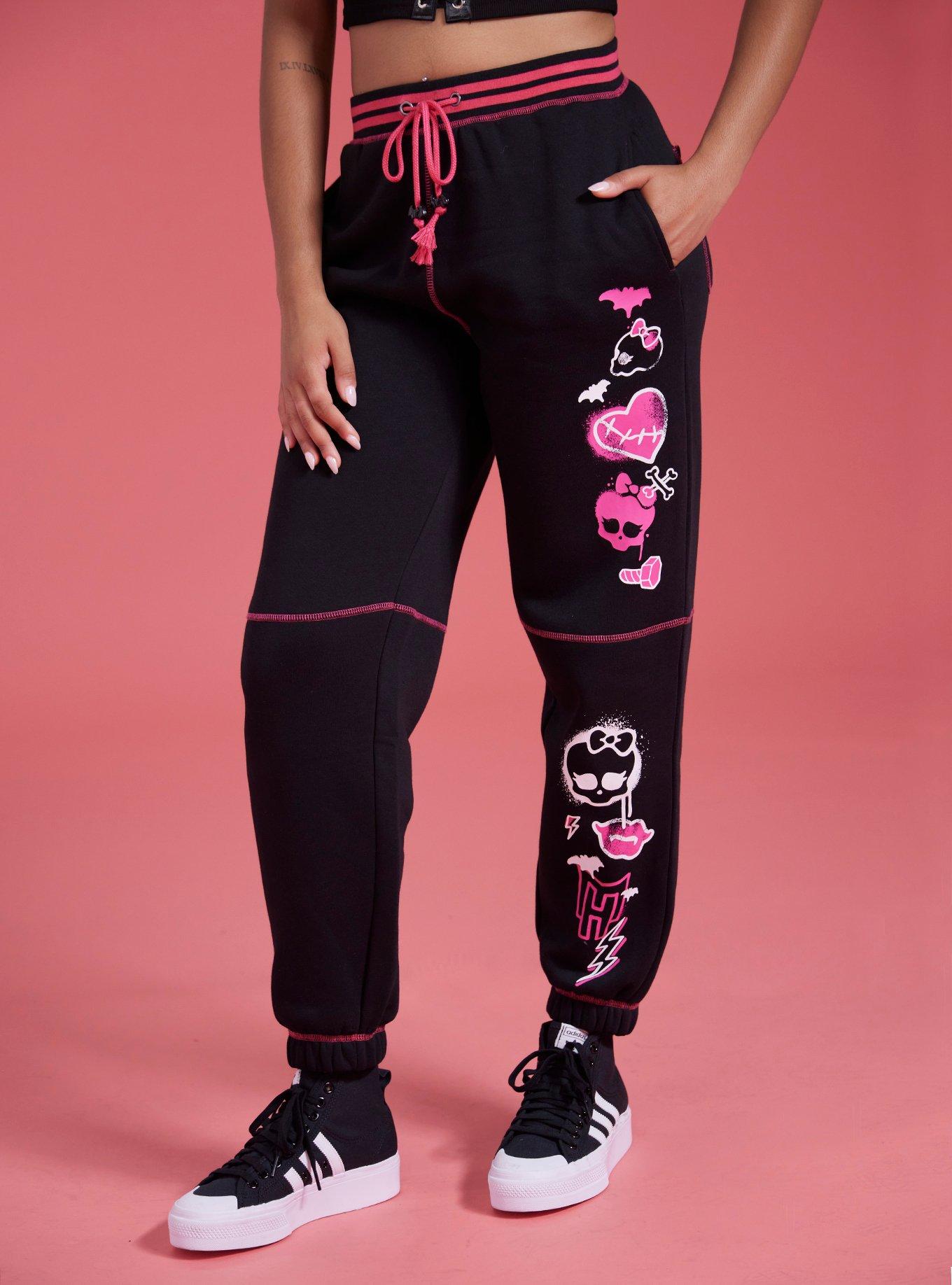 Monster High Skullette Icons Girls Joggers, BLACK, hi-res