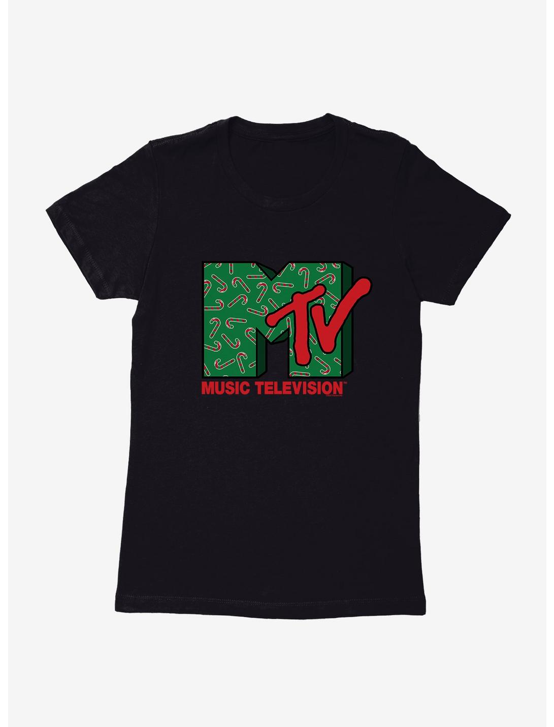 MTV Candy Canes Logo Womens T-Shirt, , hi-res