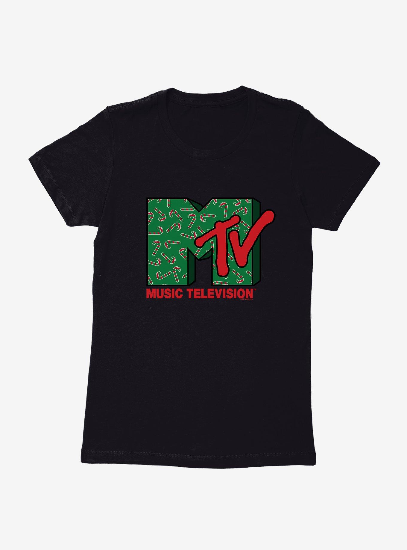 MTV Candy Canes Logo Womens T-Shirt, , hi-res