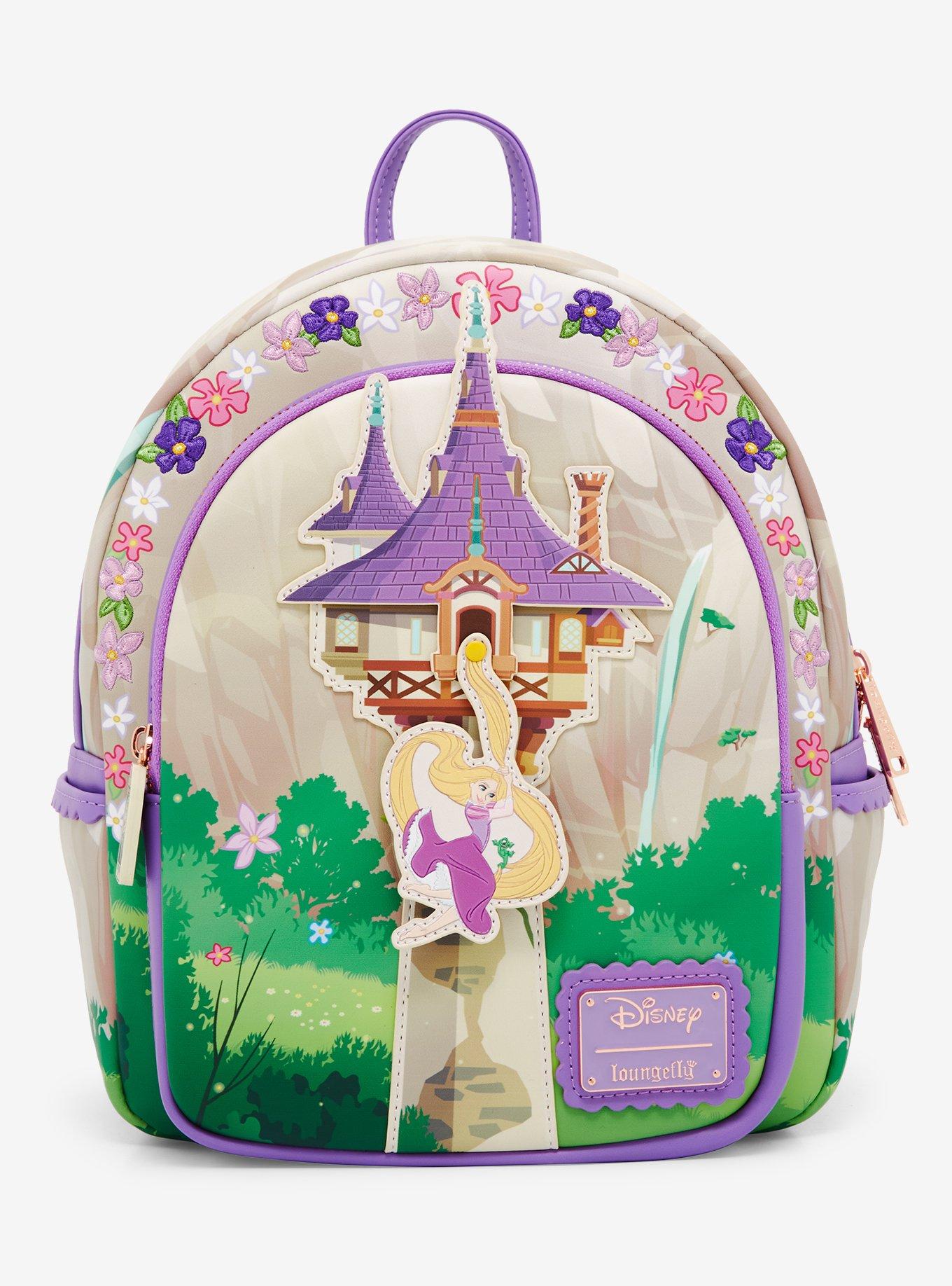 Loungefly Disney Tangled Tower Scene Mini Backpack