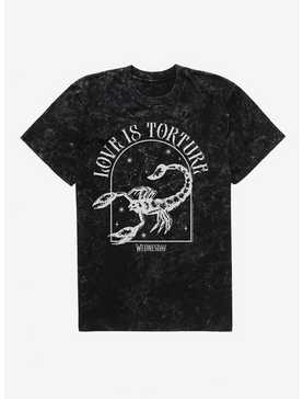 Wednesday Love Is Torture Mineral Wash T-Shirt, , hi-res