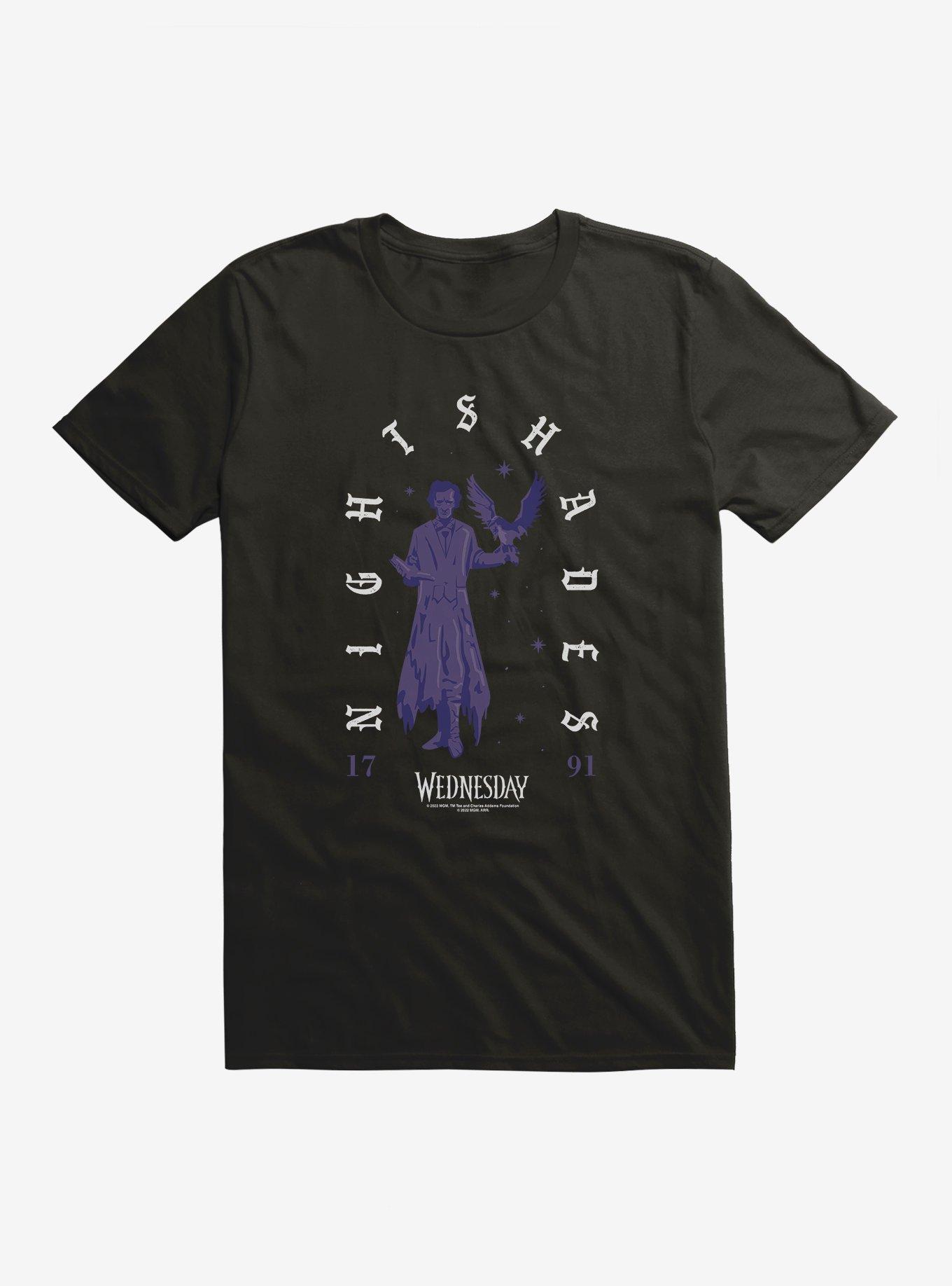 Wednesday Nightshades T-Shirt, BLACK, hi-res