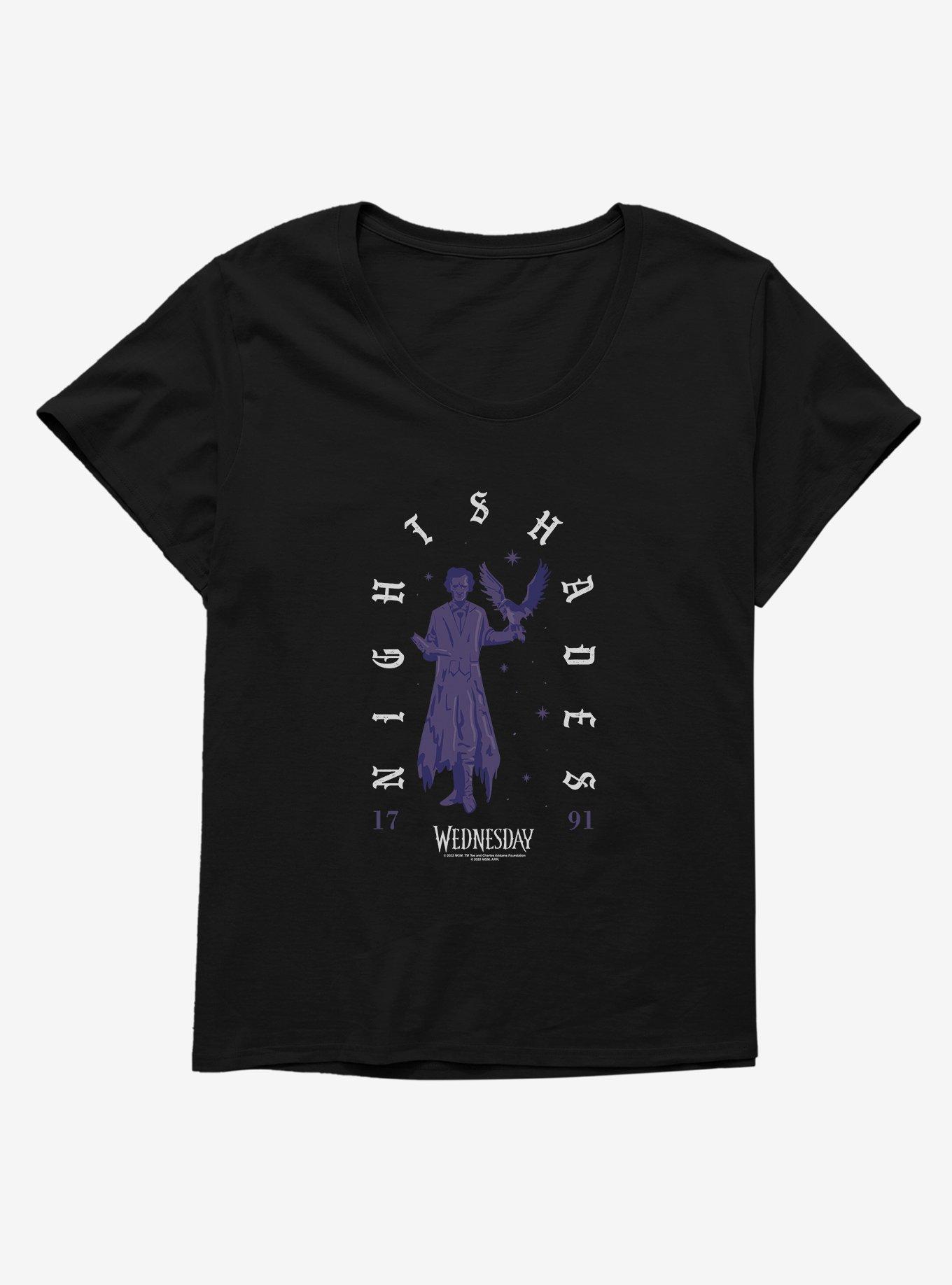 Wednesday Nightshades Girls T-Shirt Plus