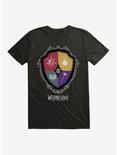 Wednesday Nevermore Academy Crest Icons T-Shirt, , hi-res