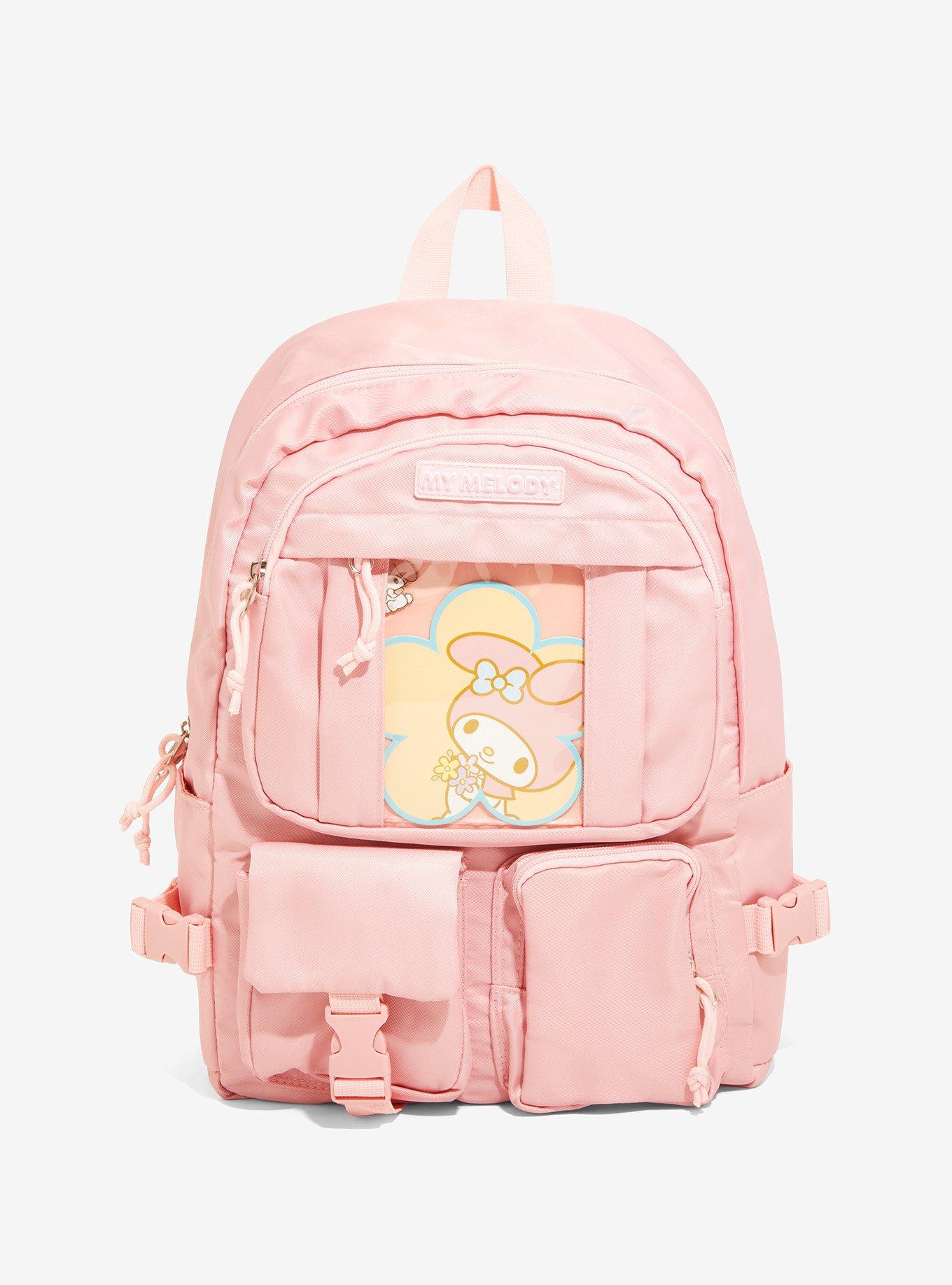 Faux Fur Pink Rainbow Mini Backpack - Spencer's