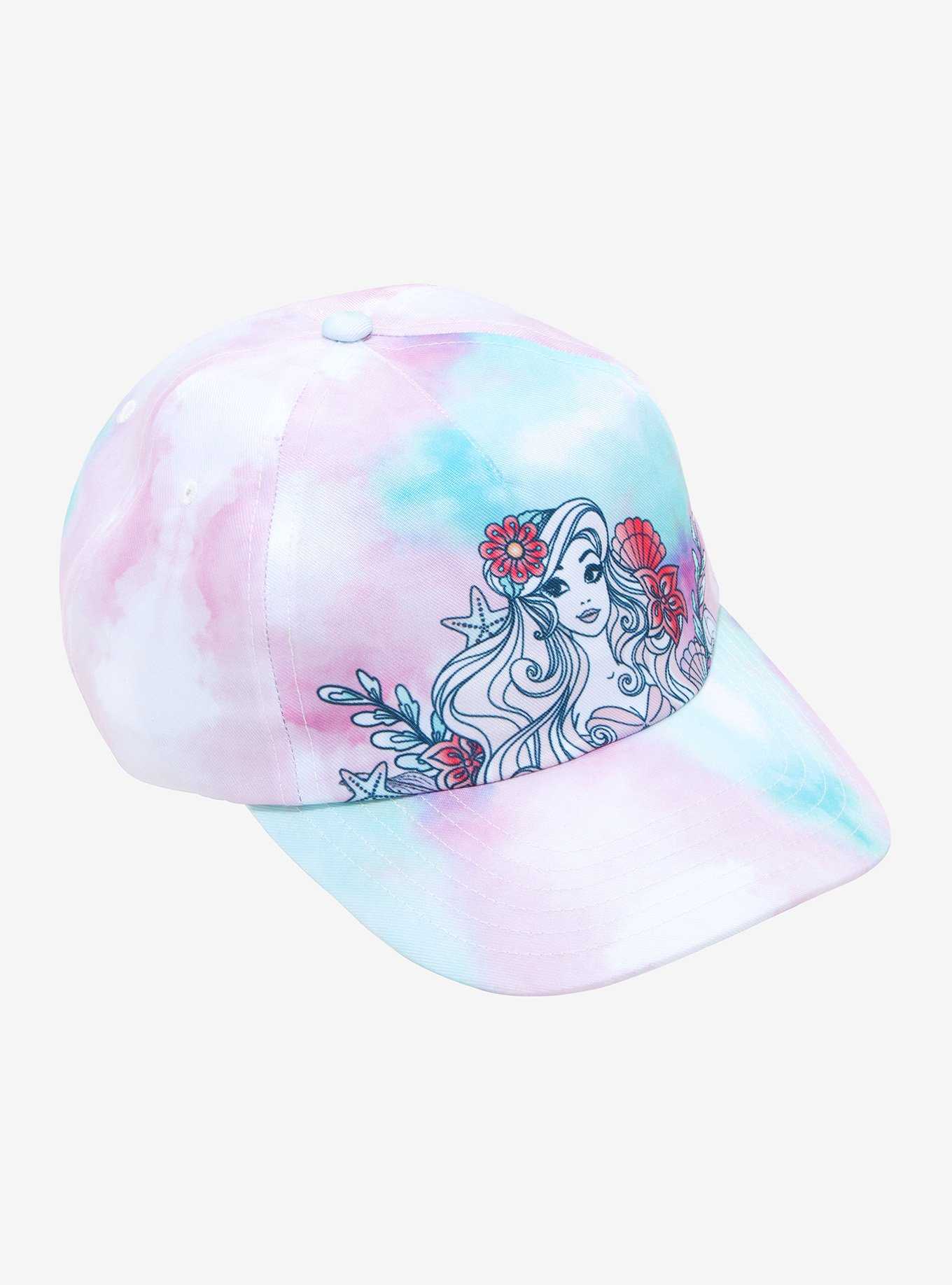 Disney The Little Mermaid Pastel Tie-Dye Dad Cap, , hi-res