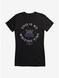 Wednesday This Is My Writing Time Girls T-Shirt, BLACK, hi-res