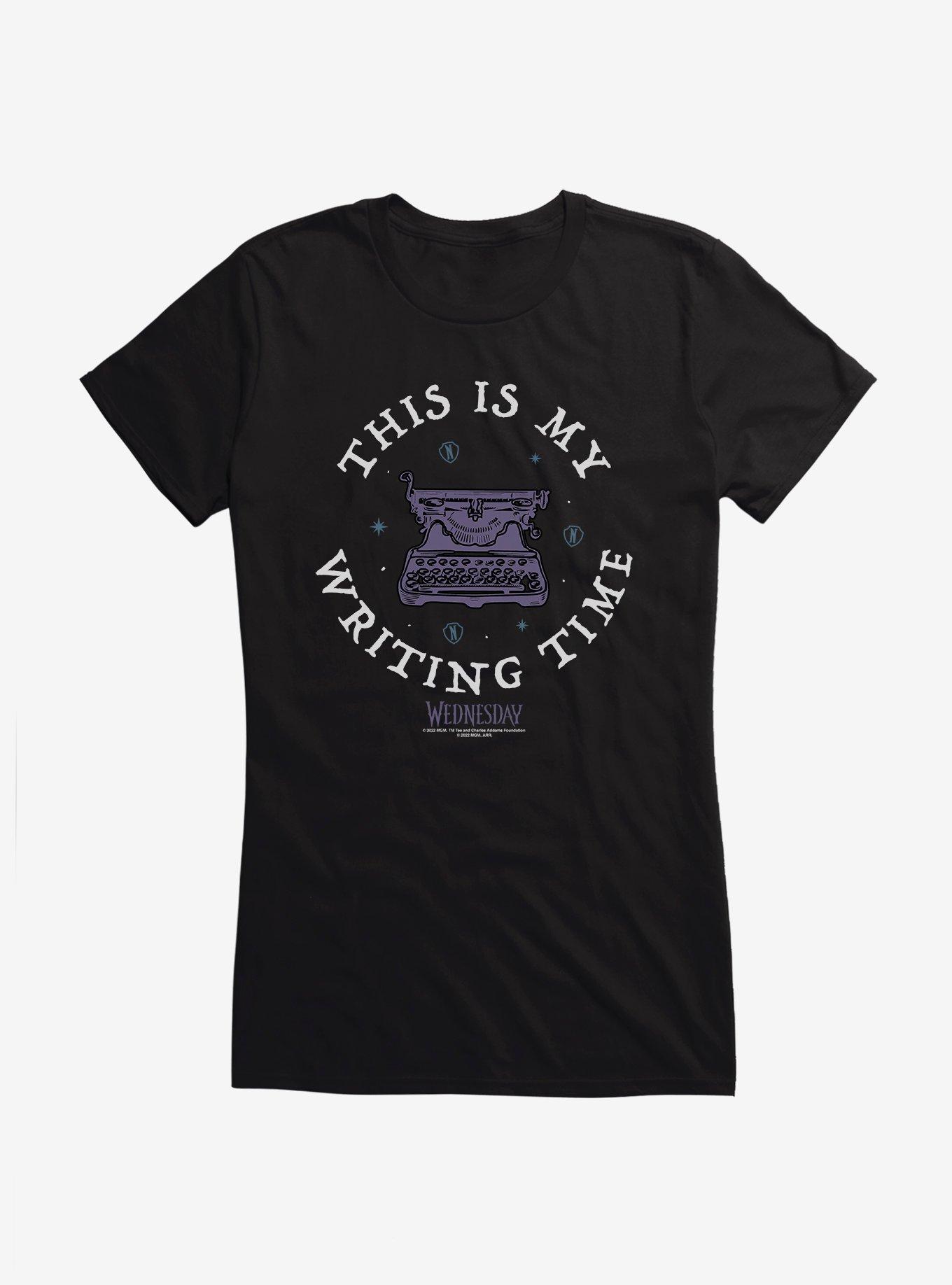 Wednesday This Is My Writing Time Girls T-Shirt, , hi-res