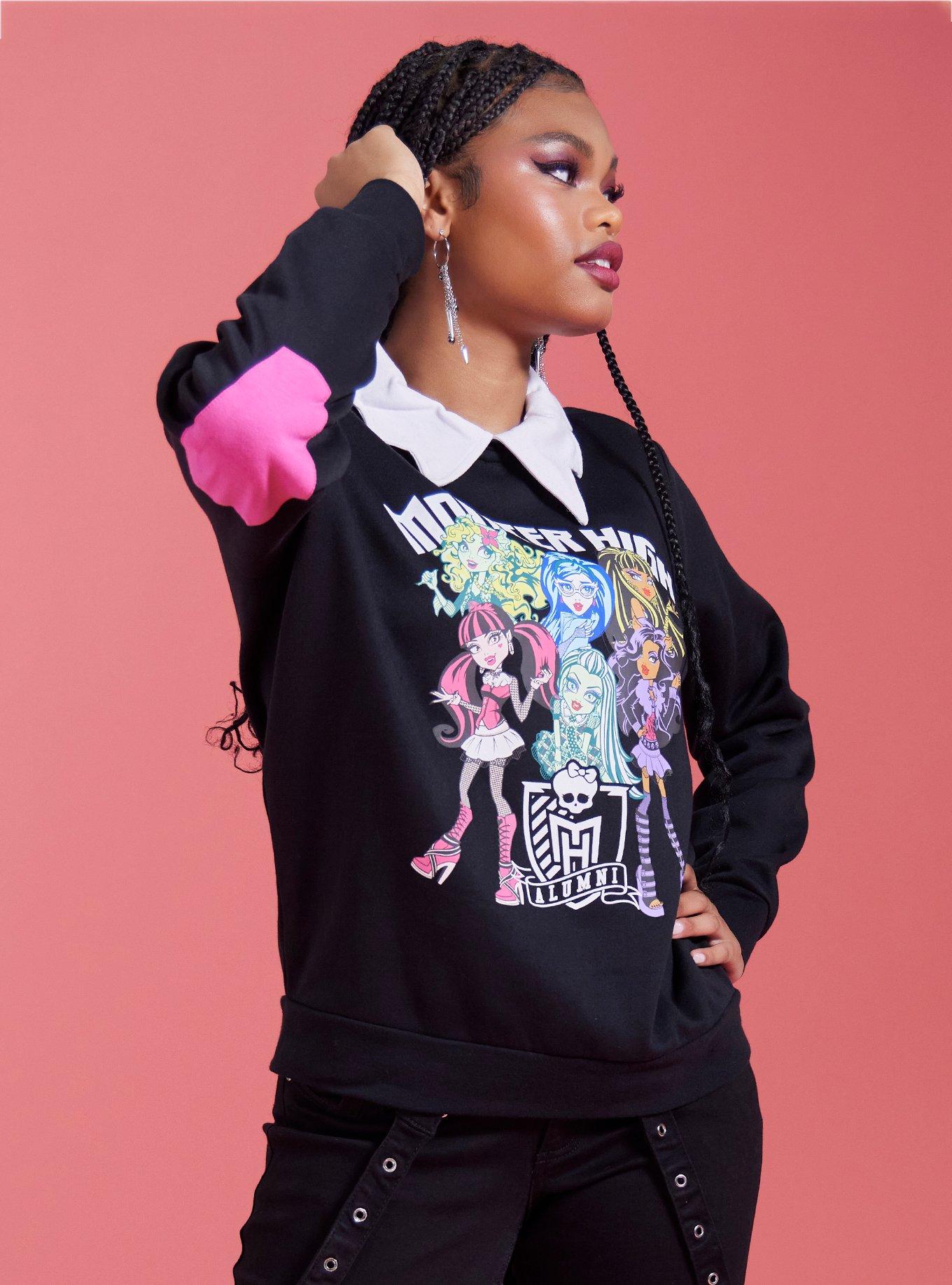 Monster High Squad Collared Girls Sweatshirt