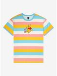 Disney Winnie The Pooh Duo Stripe Girls Ringer T-Shirt Plus Size, MULTI, hi-res