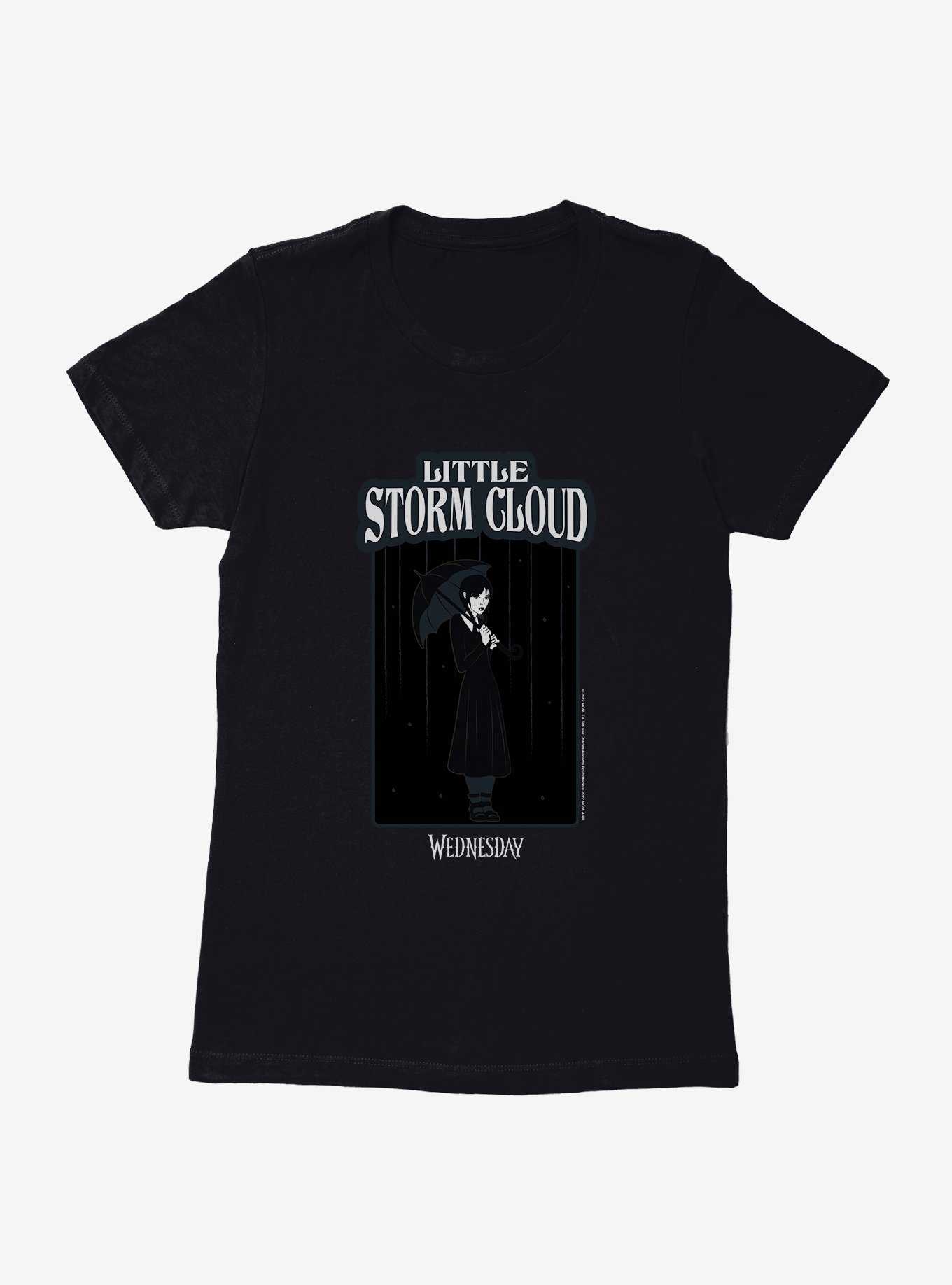 Wednesday Little Storm Cloud Portrait Womens T-Shirt, , hi-res