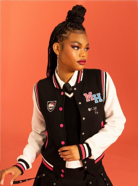 Hot topic varsity on sale jacket