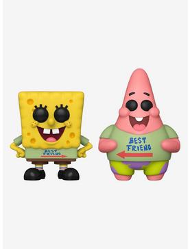 Plus Size Funko SpongeBob SquarePants Pop! Animation SpongeBob & Patrick Vinyl Figure Set Hot Topic Exclusive, , hi-res