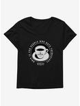 Wednesday Weathervane Drip Coffee Womens T-Shirt Plus Size, BLACK, hi-res