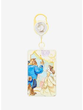 Loungefly Disney Beauty and the Beast Sketch Art Dance Retractable Lanyard - BoxLunch Exclusive, , hi-res