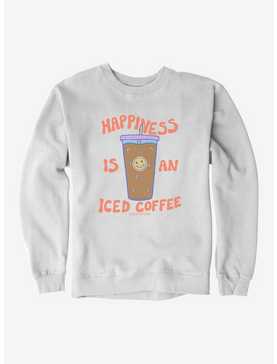 HT Creators: Cecelia Hotzler Happiness Is An Iced Coffee Sweatshirt, , hi-res