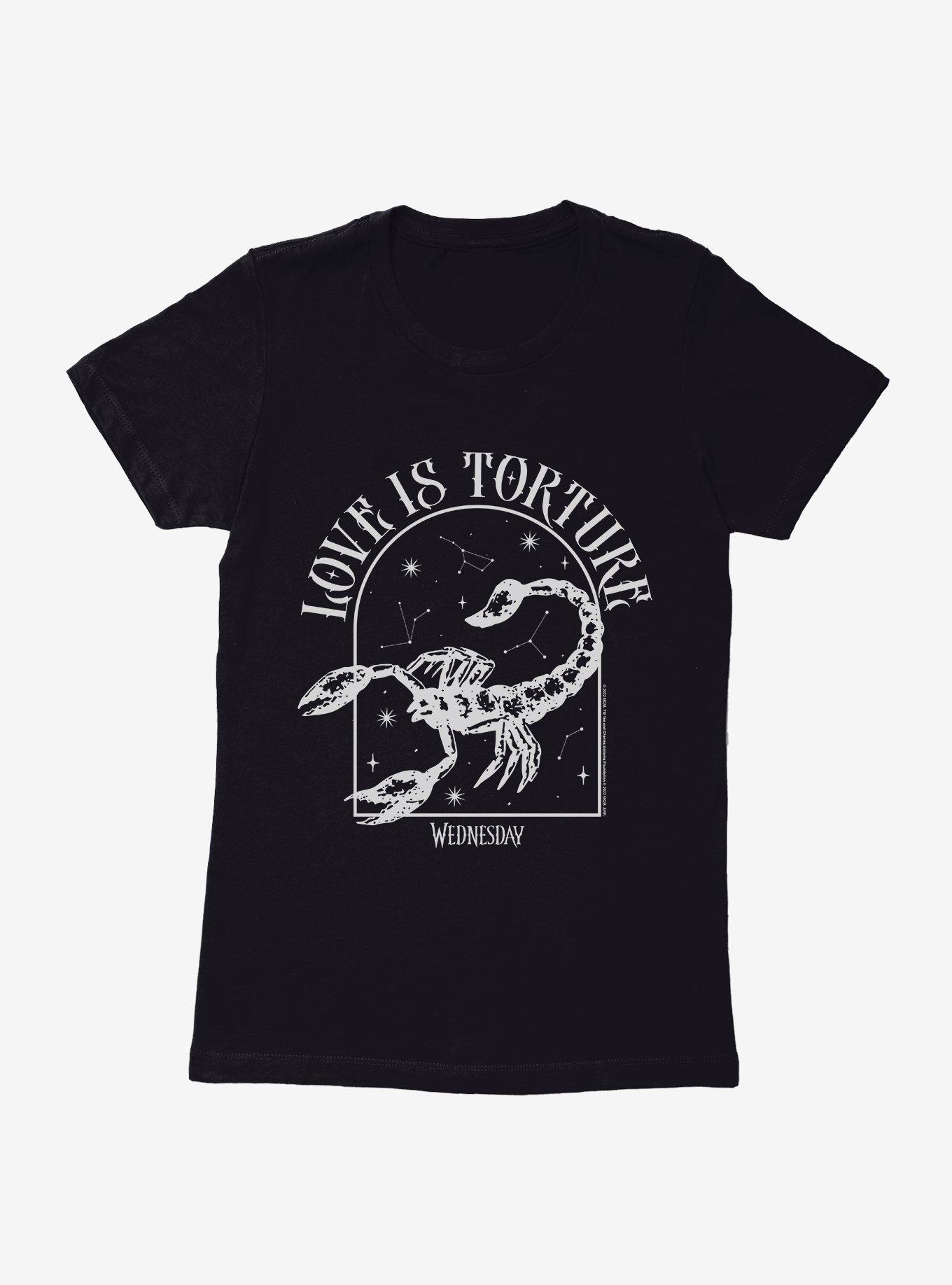 Wednesday Love Is Torture Womens T-Shirt, , hi-res