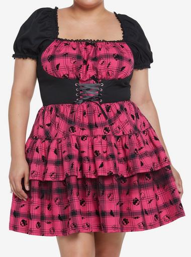 strapless open back dress Polished Perfection Floral Maxi Dress in Hot Pink Curves  Impressions  Online Boutique