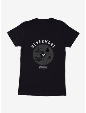 Wednesday Nevermore Icon Set Womens T-Shirt, , hi-res