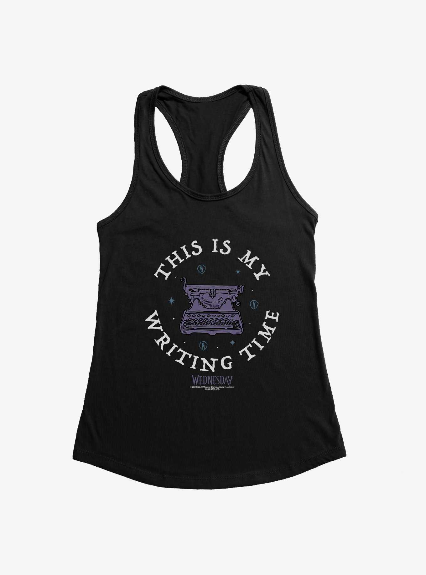 Wednesday This Is My Writing Time Womens Tank Top, , hi-res